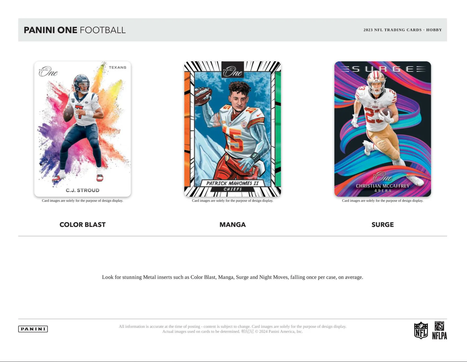 2023 Panini One Football Hobby Box