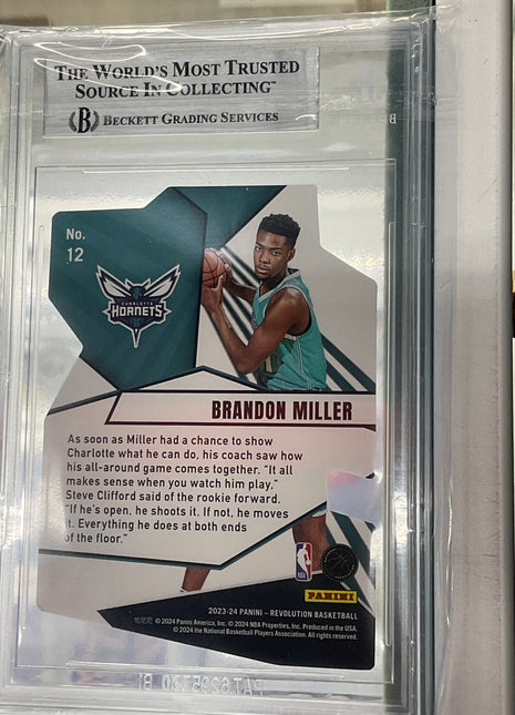 2023-24 Revolution Brandon Miller Star Factor Rookie BGS 9