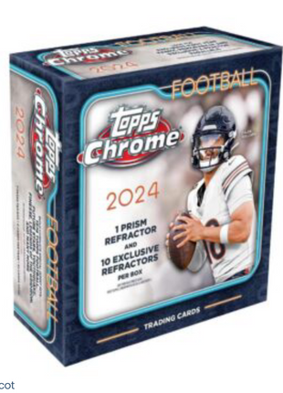 2024 Topps Chrome Football Mega Box