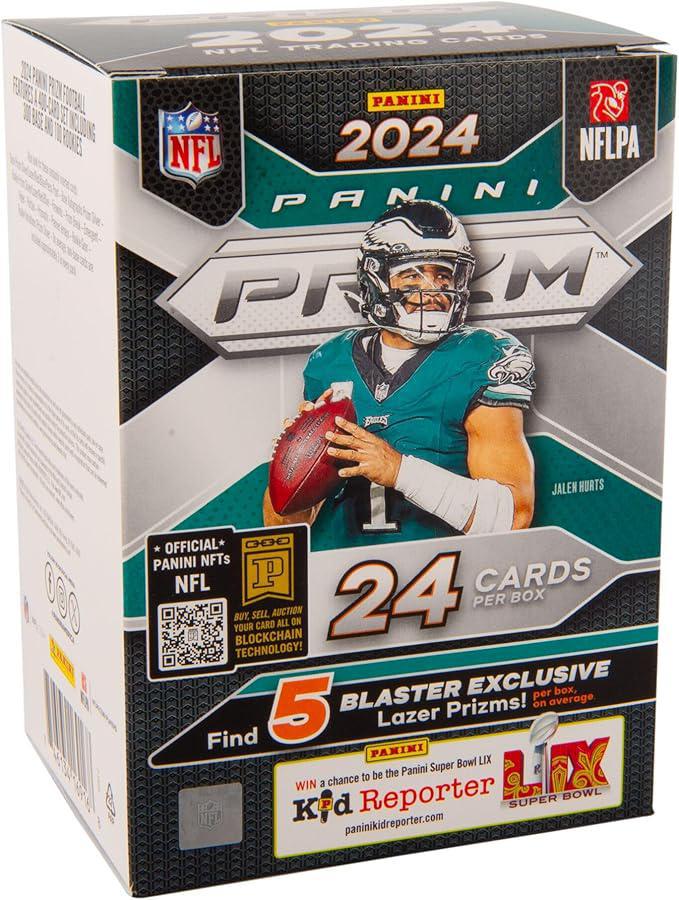 2024 Panini Prizm Football 6-Pack Blaster Box (Lazer Prizms!)