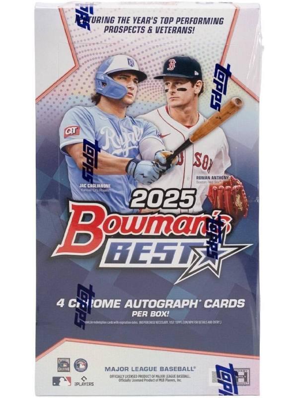 2025 Bowman's Best Baseball Hobby Box 4 Autos