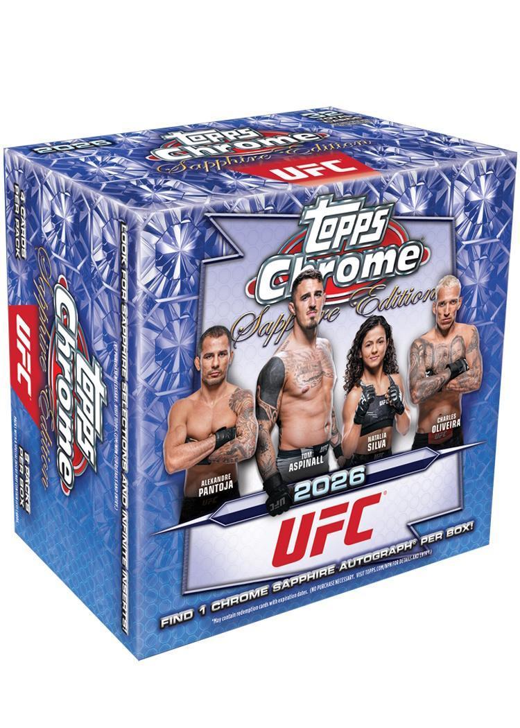 2026 Topps Chrome UFC Sapphire Box