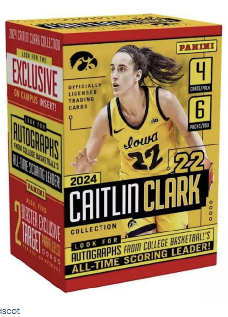 2024 Panini Caitlin Clark Collection Basketball 6-Pack Blaster Box