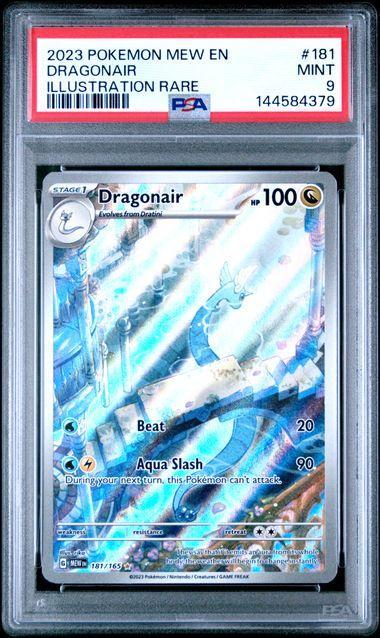 2023 Pokemon 151 Dragonair 181 PSA 9