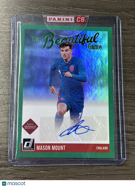 2021 Donruss Mason Mount Green Auto Beautiful Game