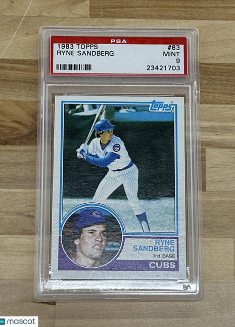 1983 Topps Ryne Sandberg #83 PSA 9