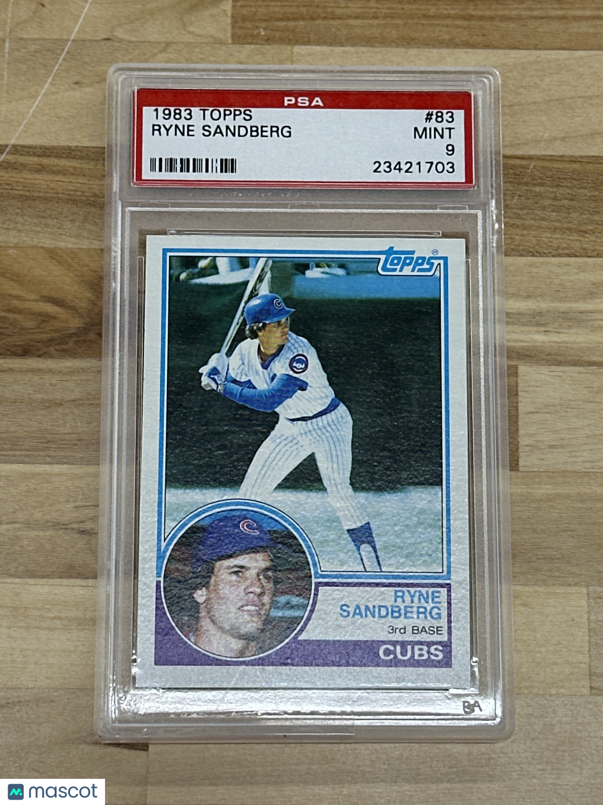 1983 Topps Ryne Sandberg #83 PSA 9