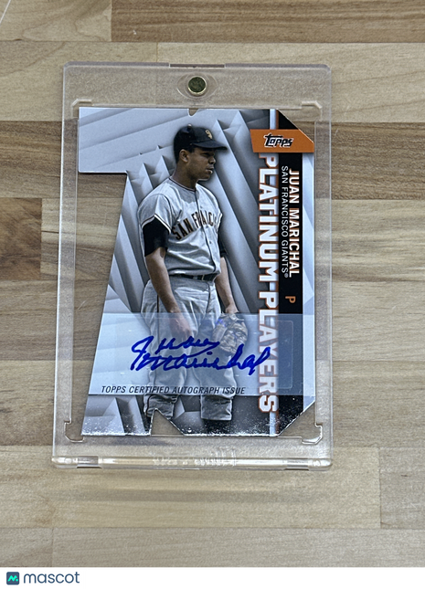 2021 Topps Juan Marichal Die Cut Auto /10 Giants