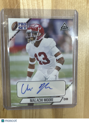 2021 Pro Set Malachi Moore Auto Alabama