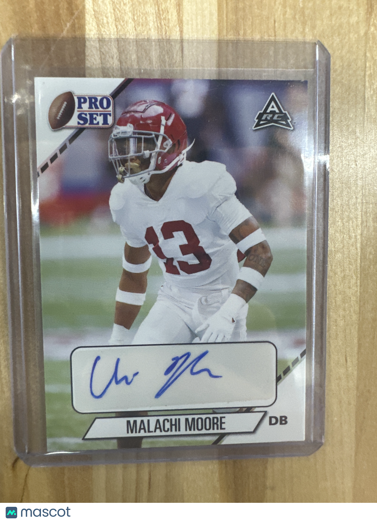 2021 Pro Set Malachi Moore Auto Alabama