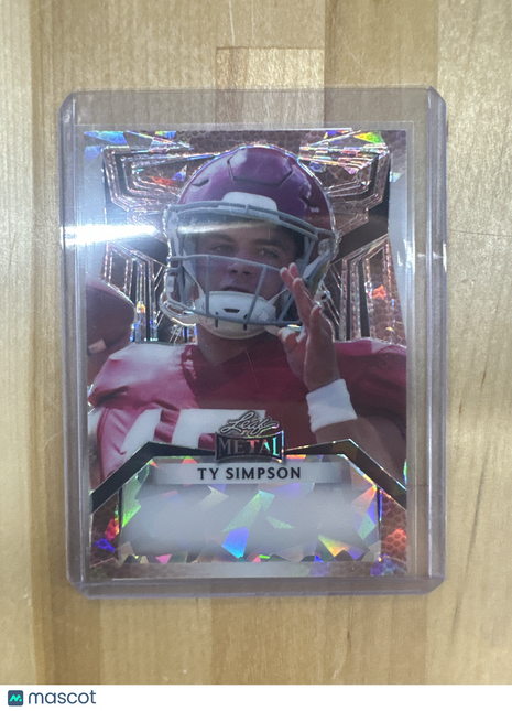 2022 Leaf Ty Simpson 1/1 Unsigned Proof Alabama