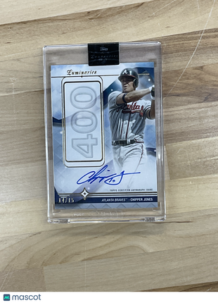 2023 Topps Luminaries Chipper Jones Auto 400 /15 Braves