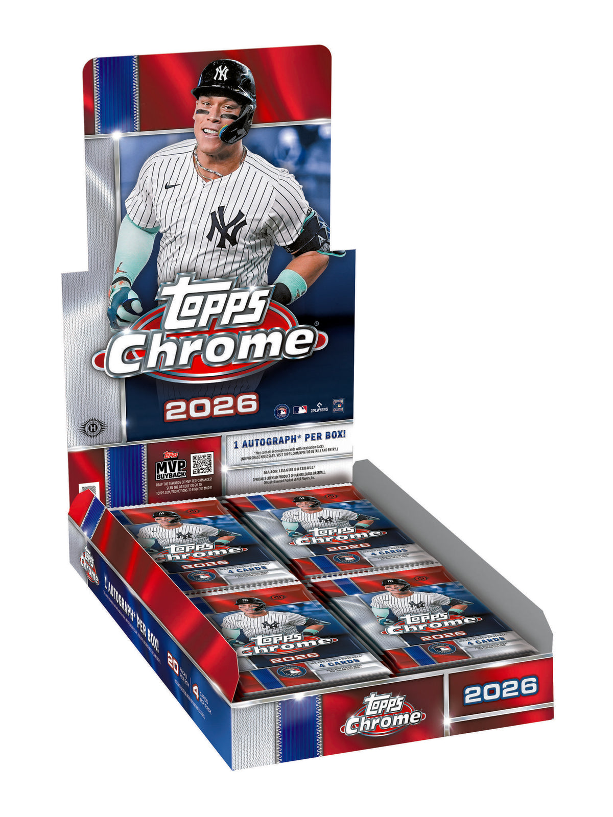 2026 Topps Chrome Baseball MLB Hobby Box
