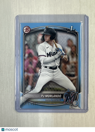 2025 Bowman - Prospects PJ Morlando #BP-91 Sky Blue /499