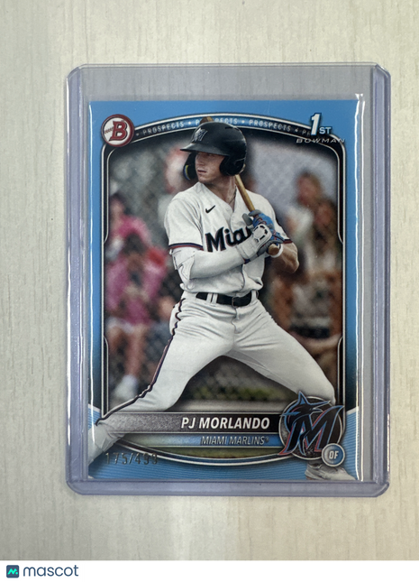 2025 Bowman - Prospects PJ Morlando #BP-91 Sky Blue /499