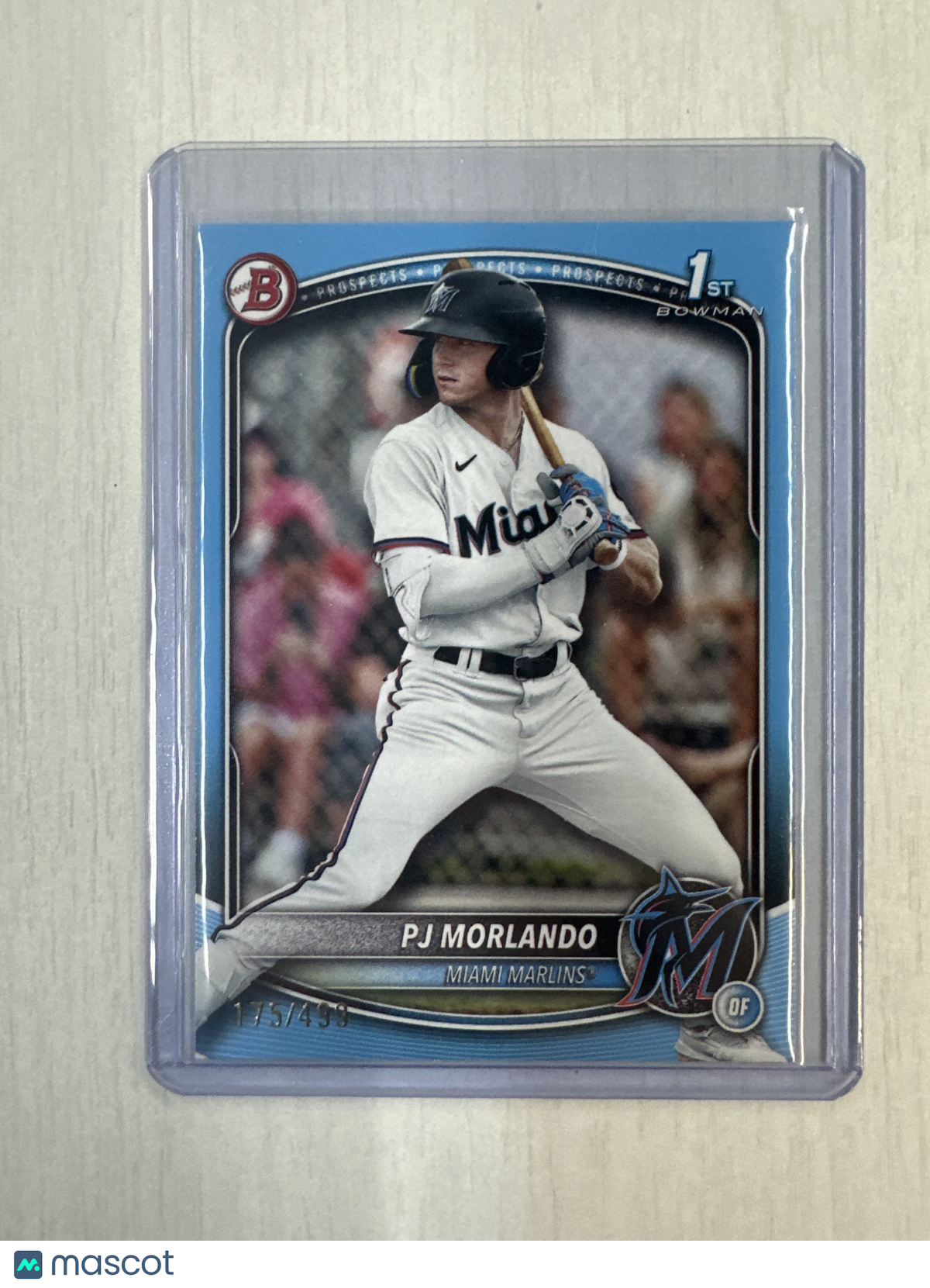 2025 Bowman - Prospects PJ Morlando #BP-91 Sky Blue /499