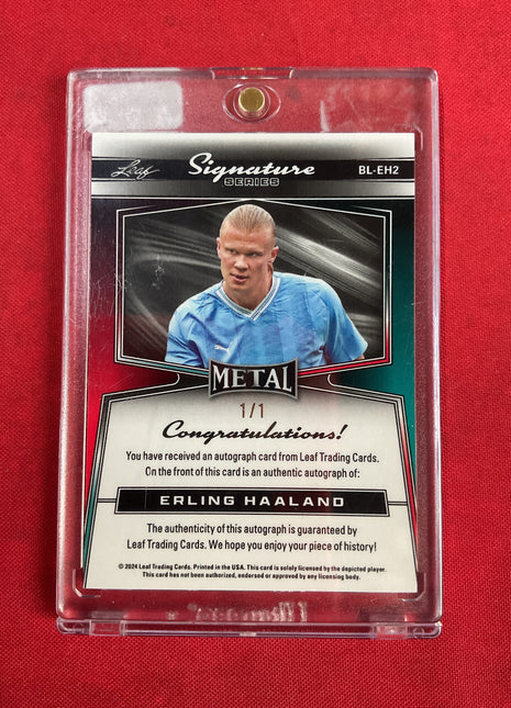 2024 Leaf Metal Erling Haaland Auto 1/1