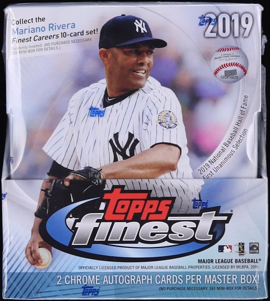 2019 Topps Finest Baseball Hobby Box