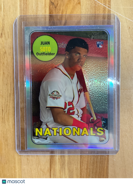 2018 Topps Heritage Juan Soto Rainbow /569 Rookie