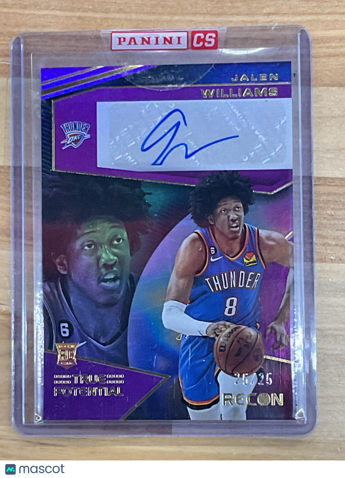 2022 Recon Jalen Williams Ture Potential Auto /25