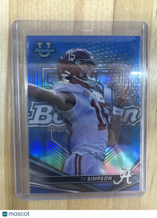 2022 Bowman Best University RC TY SIMPSON Blue /150