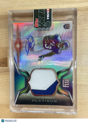 2014 Topps Platinum Odell Beckham Jr Patch Auto Rookie