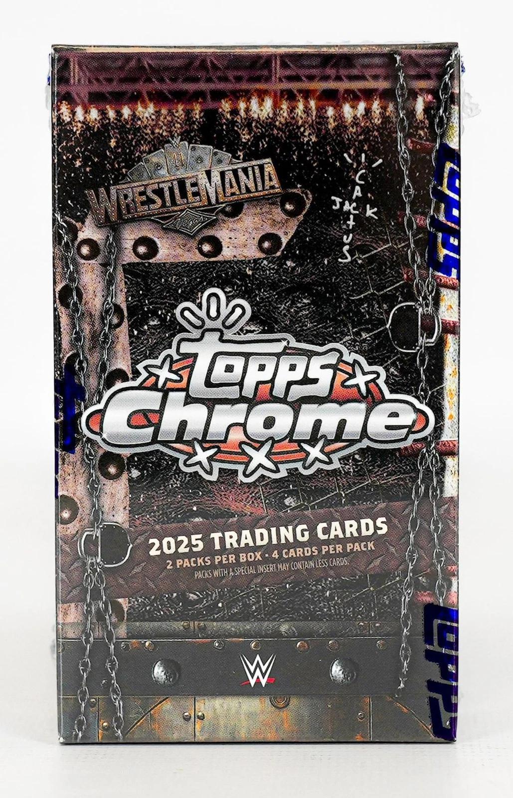 2025 Topps Chrome WWE Cactus Jack x Wrestlemania Box