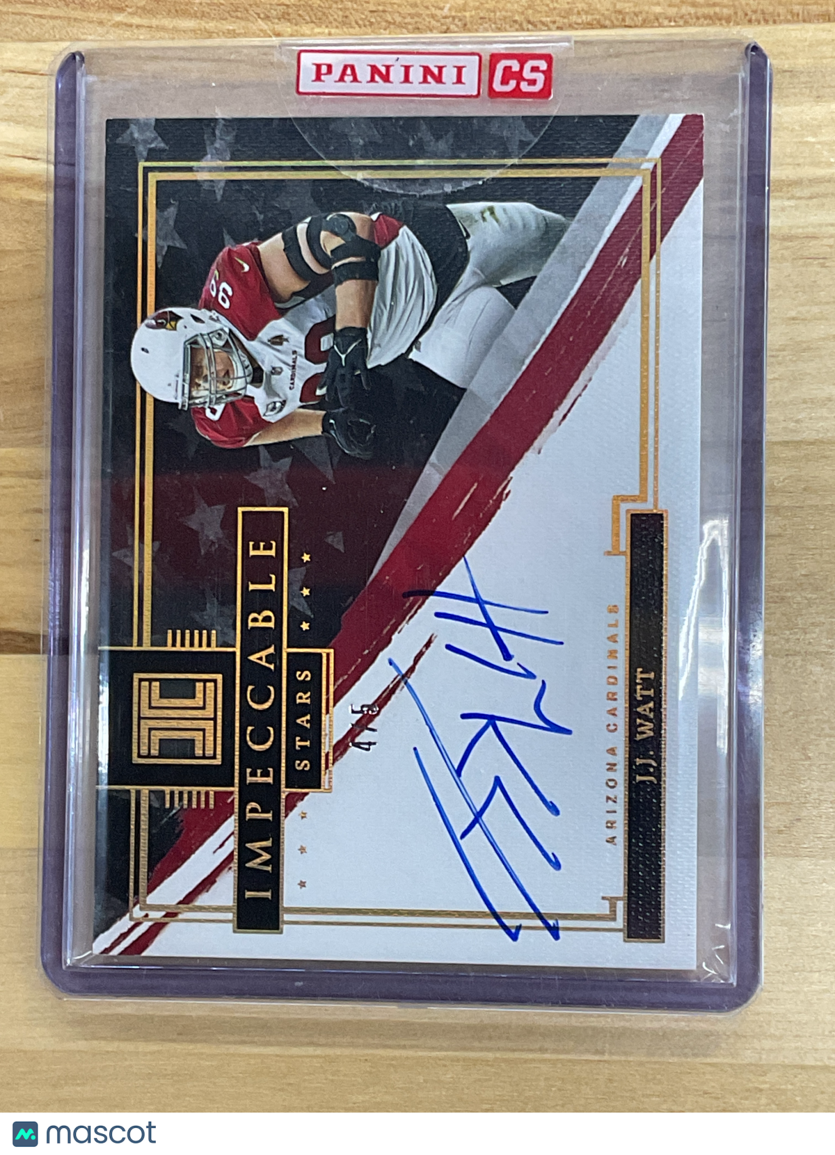 2022 Impeccable J.J. Watt Stars Auto /5