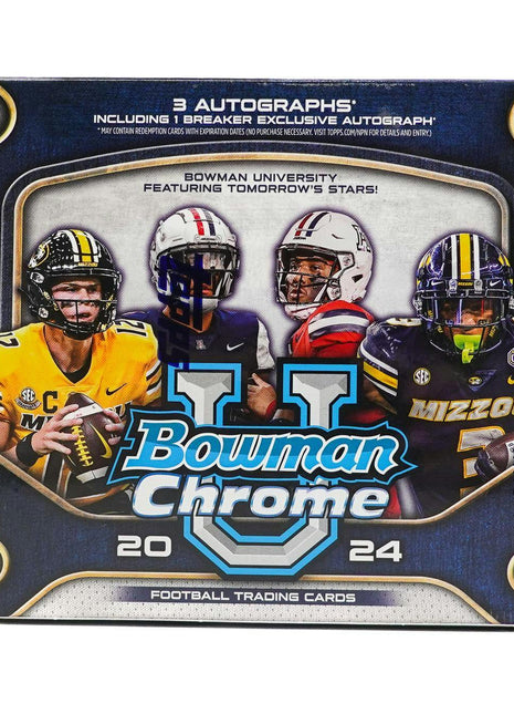 2024 Bowman University Football Breakers Delight Box