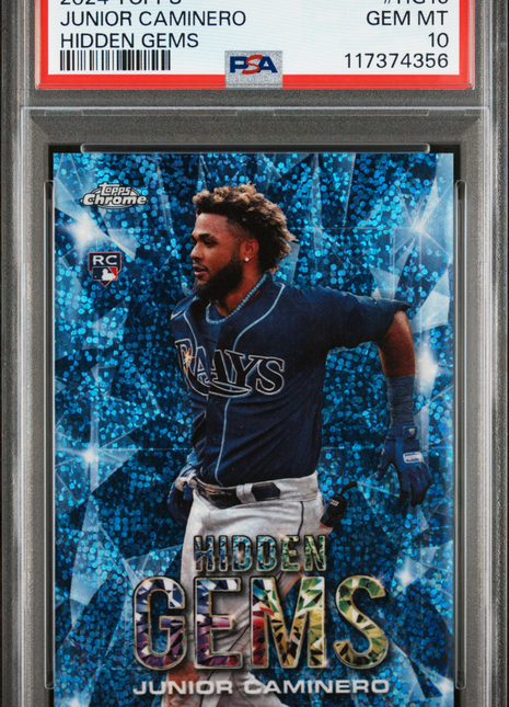 2024 Topps Hidden Gems Junior Caminero #HG16 PSA 10
