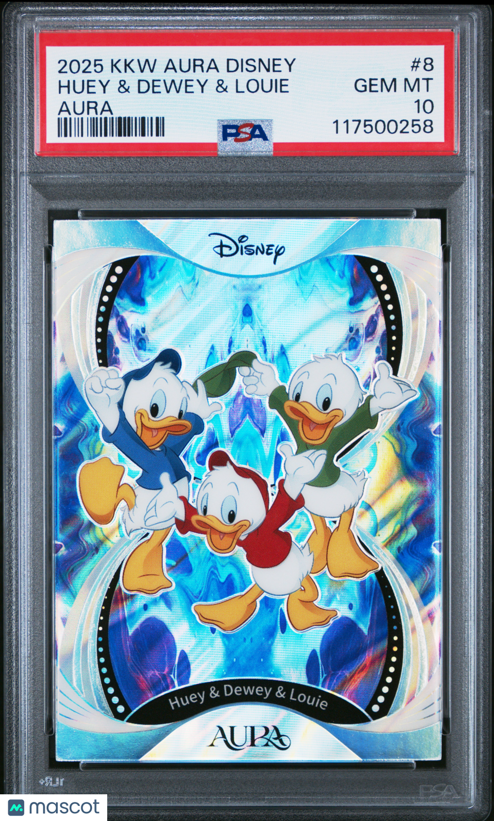 2025 Kakawow Aura Disney Aura Huey & Dewey & Louie #8 PSA 10