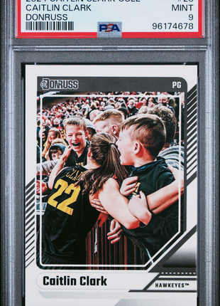 2024 Panini Caitlin Clark Collection Donruss Caitlin Clark #20 PSA 9