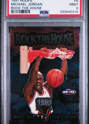 2024 Topps 206 Heston Kjerstad Rookie American Beauty PSA 10 1997 Hoops Rock The House Michael Jordan #6 PSA 9