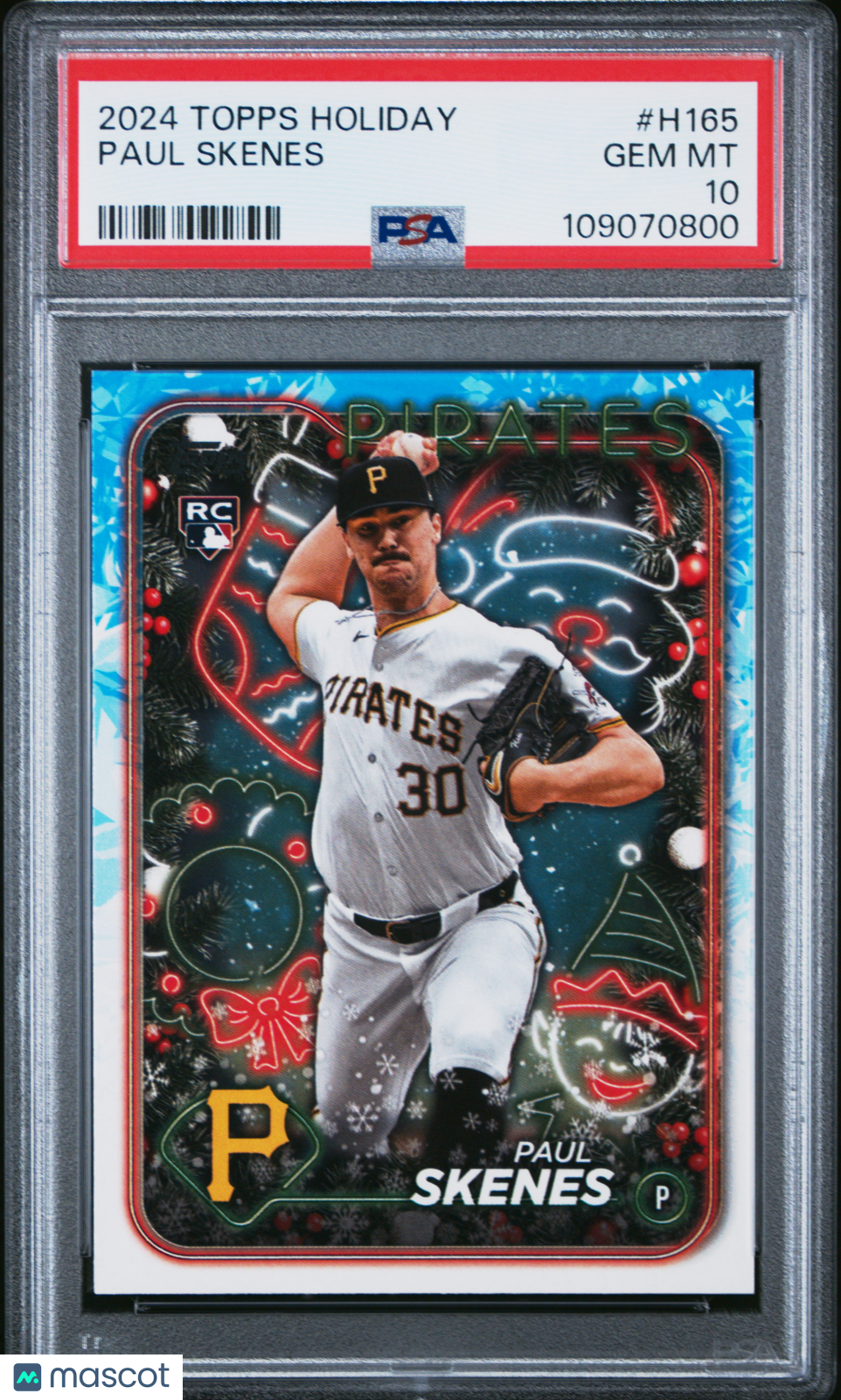 2024 Topps Holiday Paul Skenes #H165 PSA 10