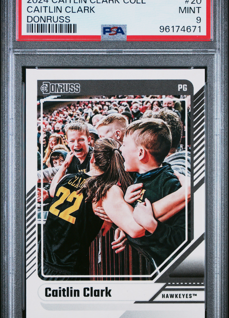 2024 Panini Caitlin Clark Collection Donruss Caitlin Clark #20 PSA 9