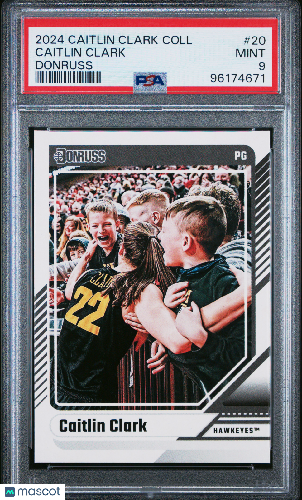 2024 Panini Caitlin Clark Collection Donruss Caitlin Clark #20 PSA 9