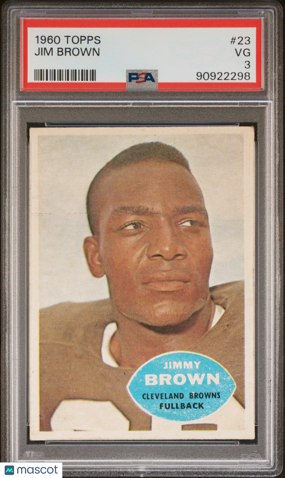 1960 Topps Jim Brown #23 PSA 3