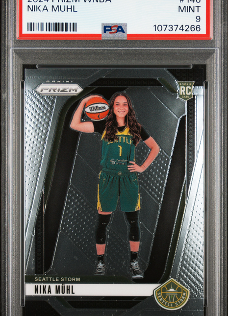 2024 Panini Prizm WNBA Nika Muhl #146 PSA 9