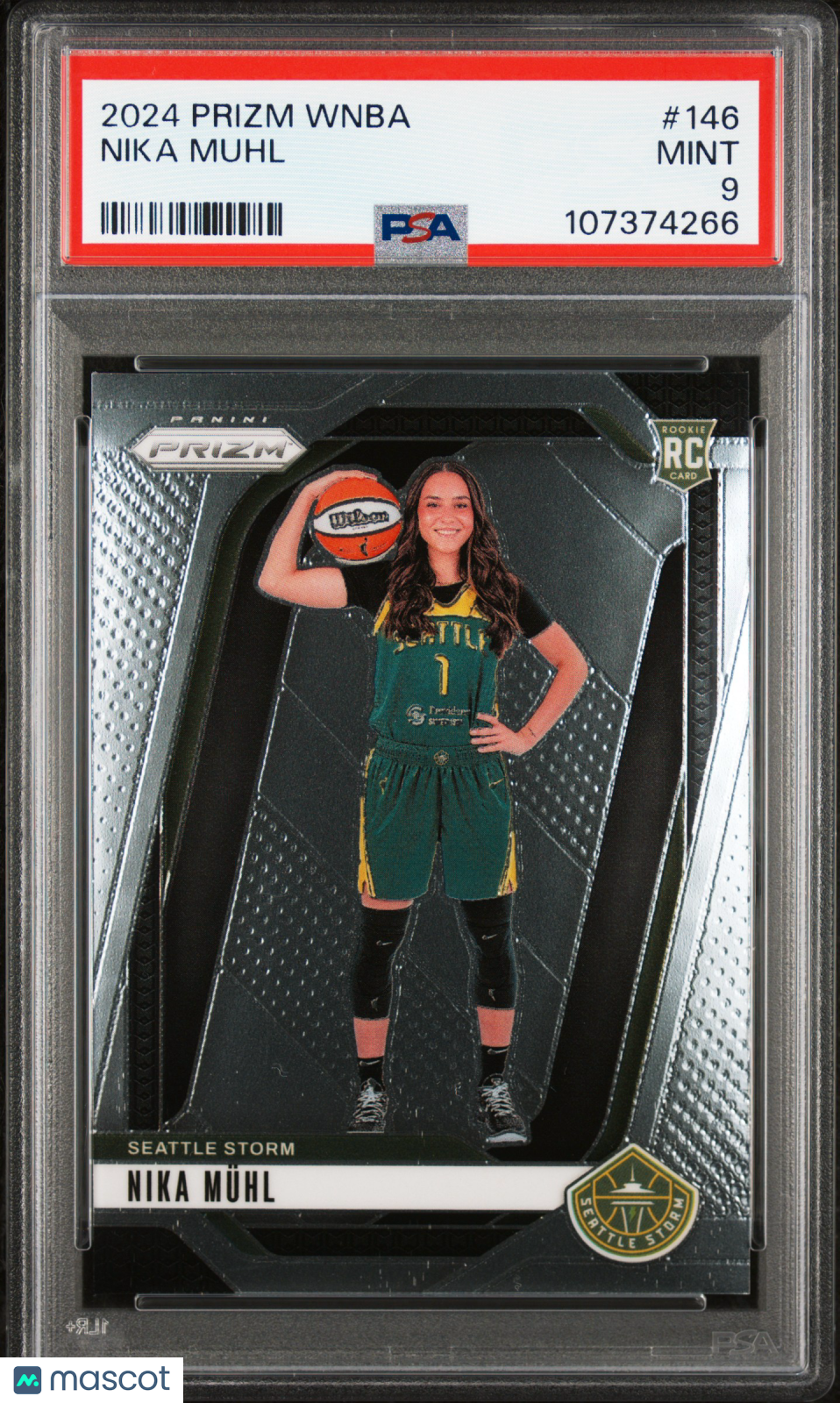 2024 Panini Prizm WNBA Nika Muhl #146 PSA 9