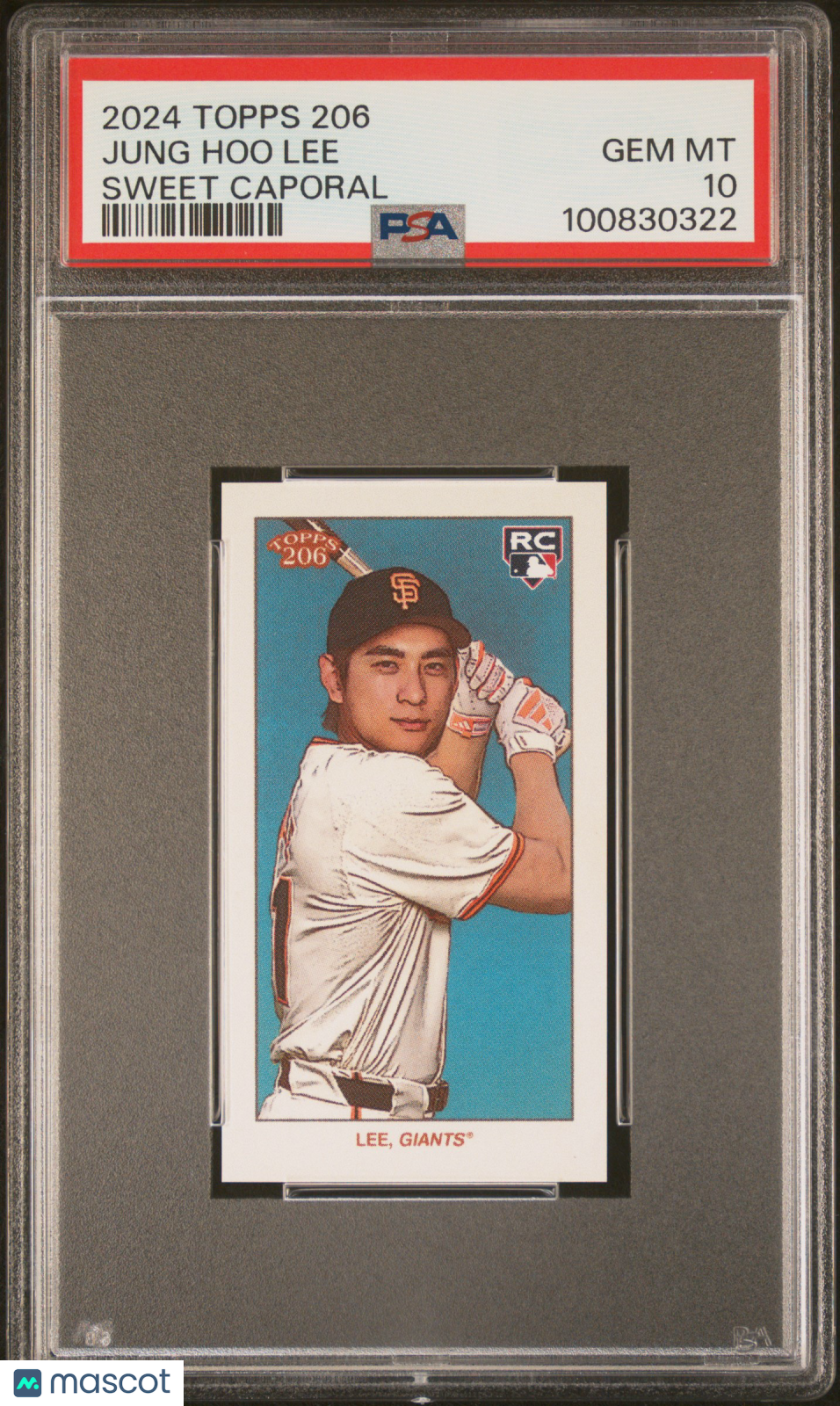2024 Topps 206 Jung Hoo Lee Sweet Caporal Rookie PSA 10 2024 Topps 206 Jung Hoo Lee Sweet Caporal PSA 10