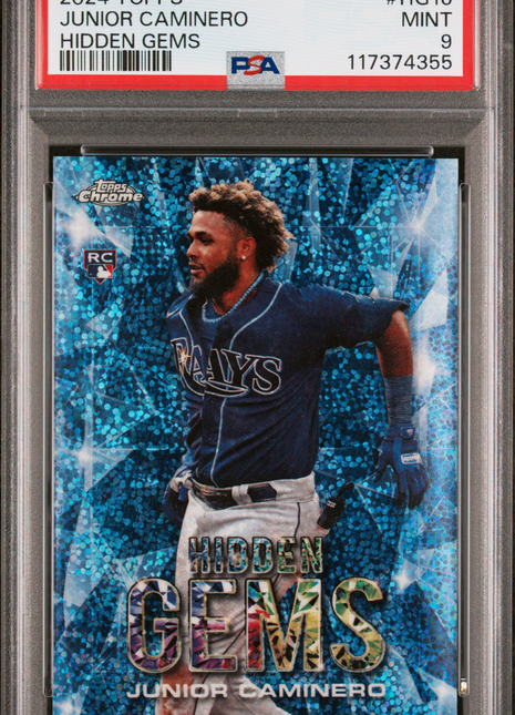 2024 Topps Hidden Gems Junior Caminero #HG16 PSA 9