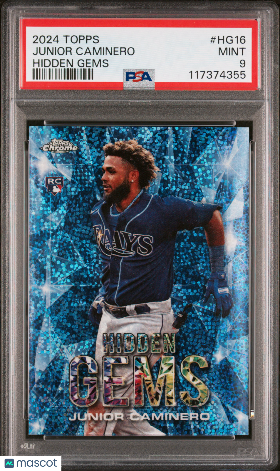 2024 Topps Hidden Gems Junior Caminero #HG16 PSA 9