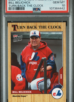 2023 Topps Now X Bill Belichick Turn Back The Clock Bill Belichick #BB1 PSA 10