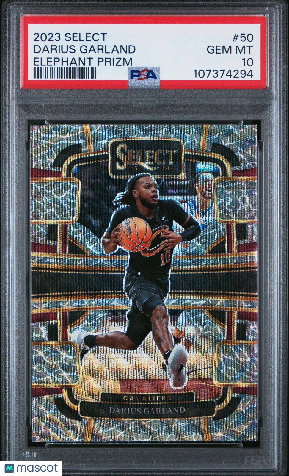 2023 Panini Select Darius Garland Elephant Prizm #50 PSA 10