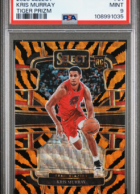 2023 Panini Select Kris Murray Tiger Prizm #91 PSA 9