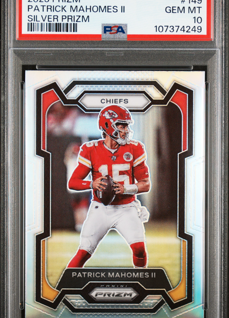 2023 Panini Prizm Patrick Mahomes II Silver #149 PSA 10