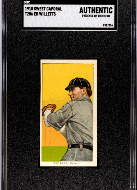 1910 Sweet Caporal (T206) Ed Willetts SGC A