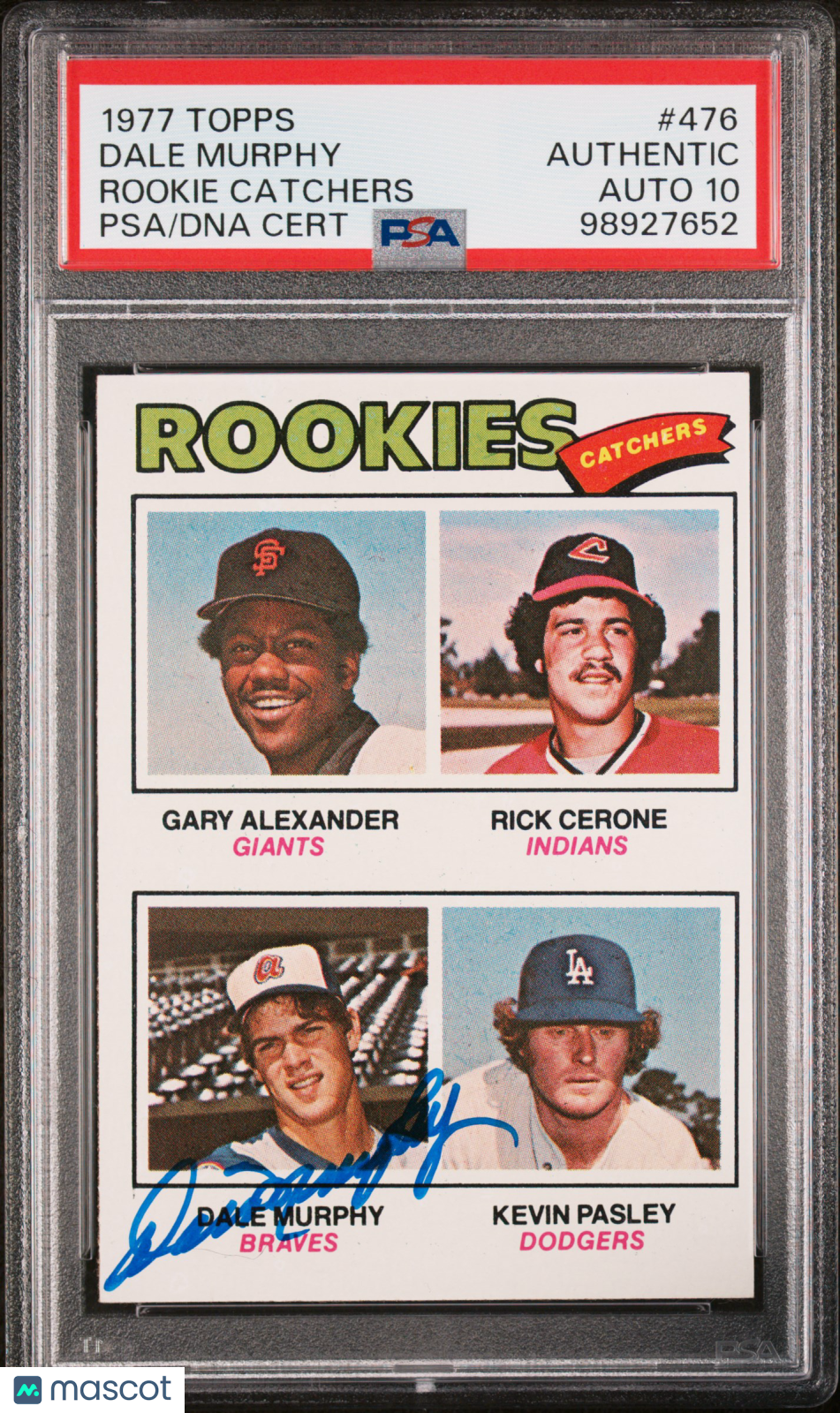 1977 Topps Rookie Catchers Rookie Catchers #476 PSA A