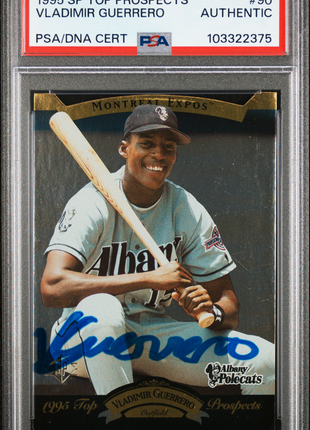 1995 SP Top Prospects Vladimir Guerrero #90 PSA A