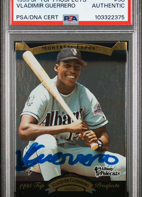 1995 SP Top Prospects Vladimir Guerrero #90 PSA A